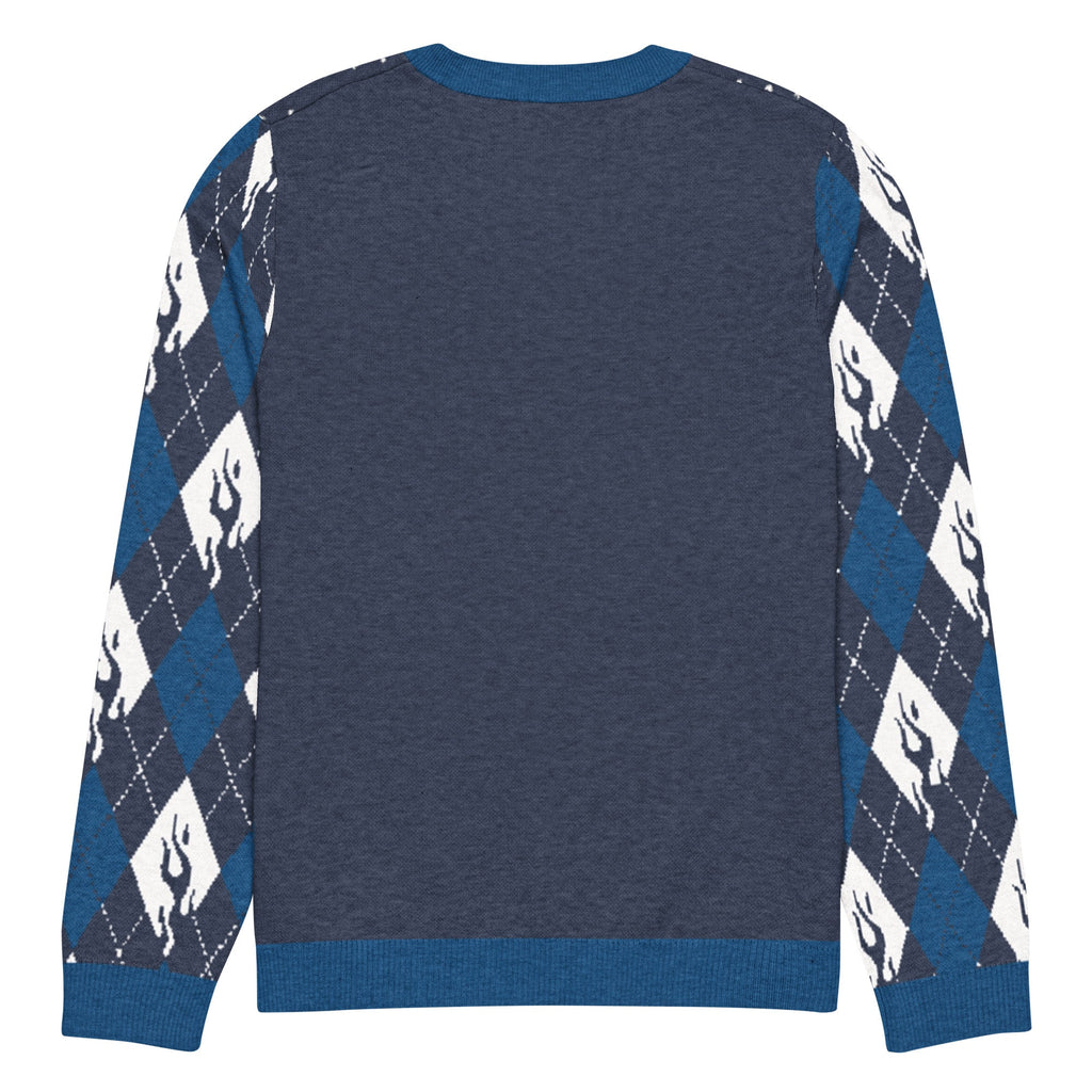 Hot Wheels Holiday Icons Blue Ugly Sweater