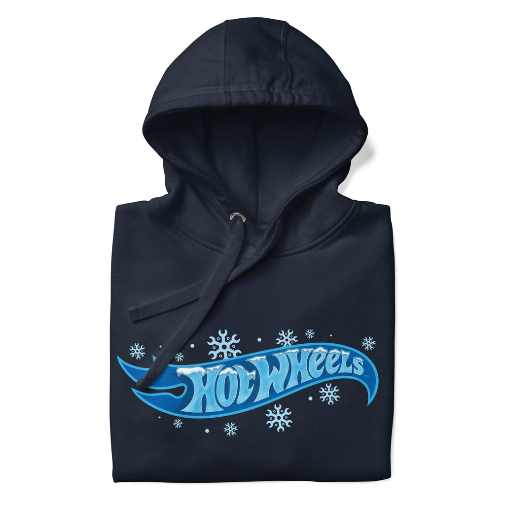 Hot Wheels Snowflake Gears Logo Navy Hoodie