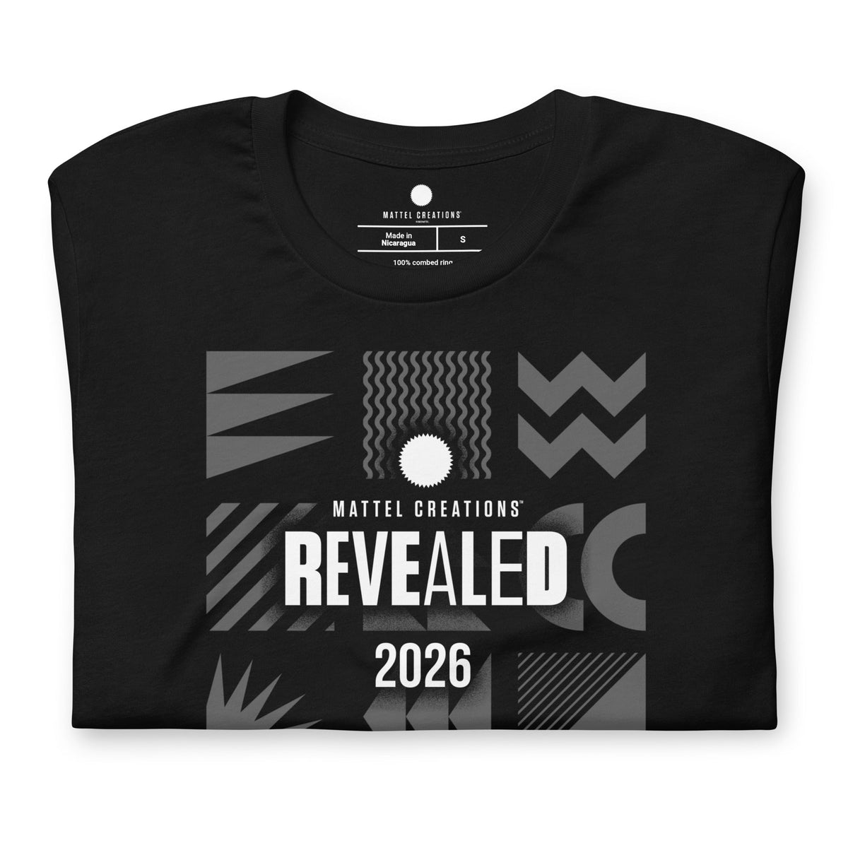 Mattel Creations Revealed 2026 Black T-shirt