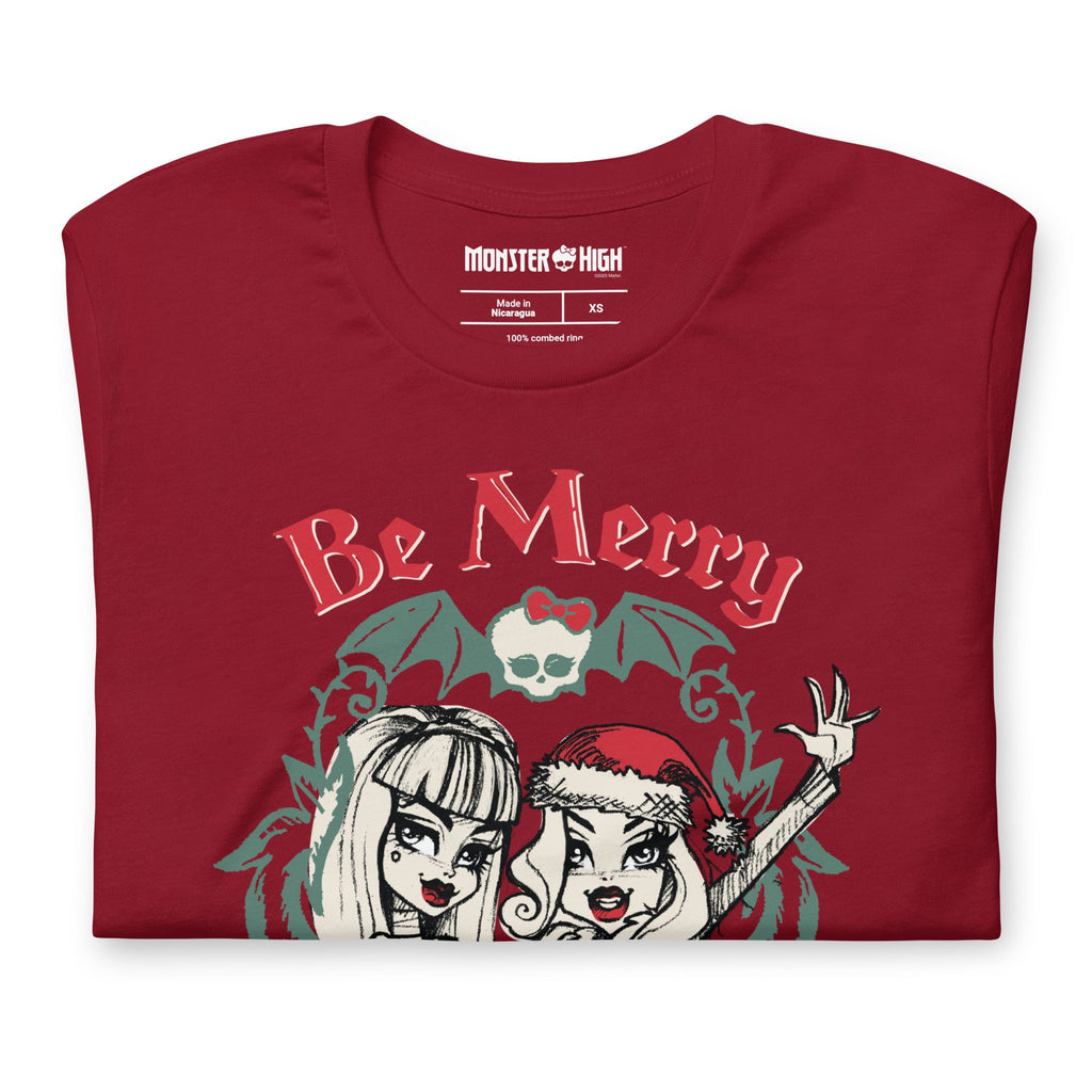 Monster High Be Merry Stay Scary Red T-shirt