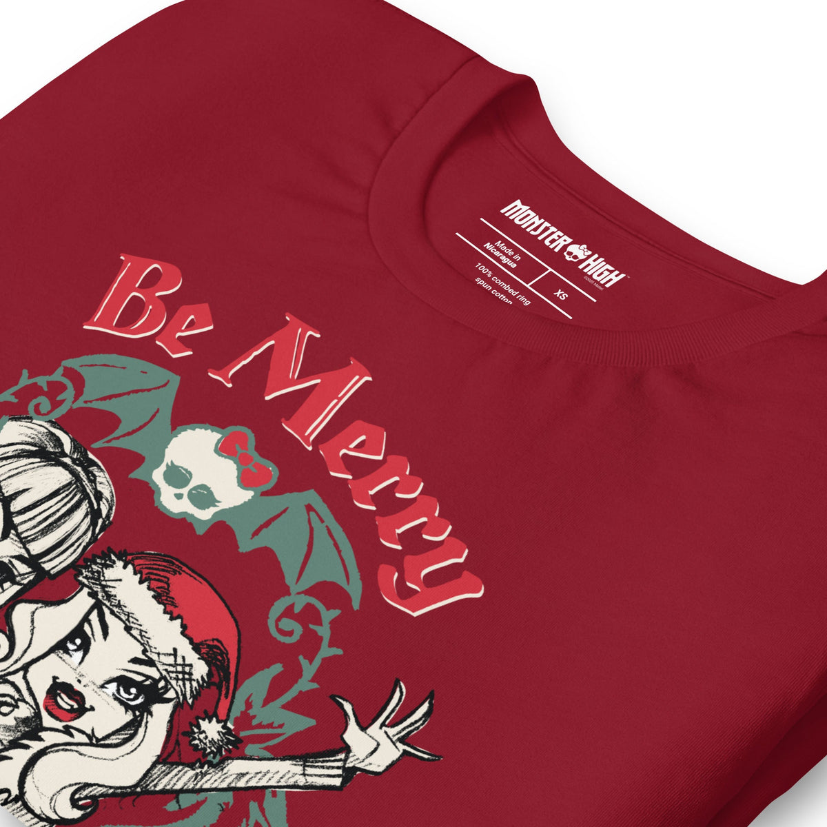 Monster High Be Merry Stay Scary Red T-shirt