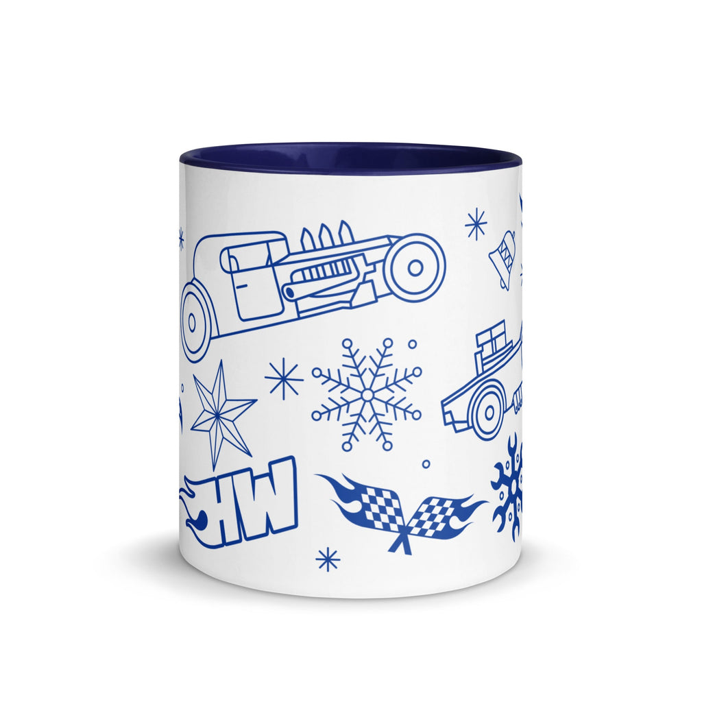 Hot Wheels Holiday Icons White Mug